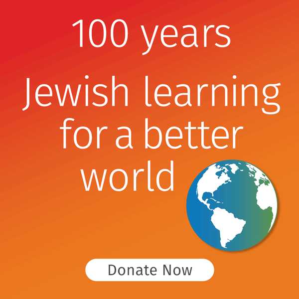 100 years Jewish learning for a better world
