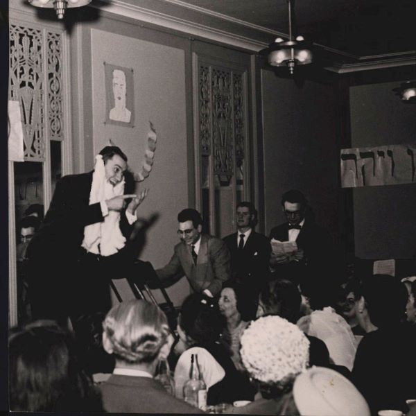 College of Jewish Studies Purim seuda