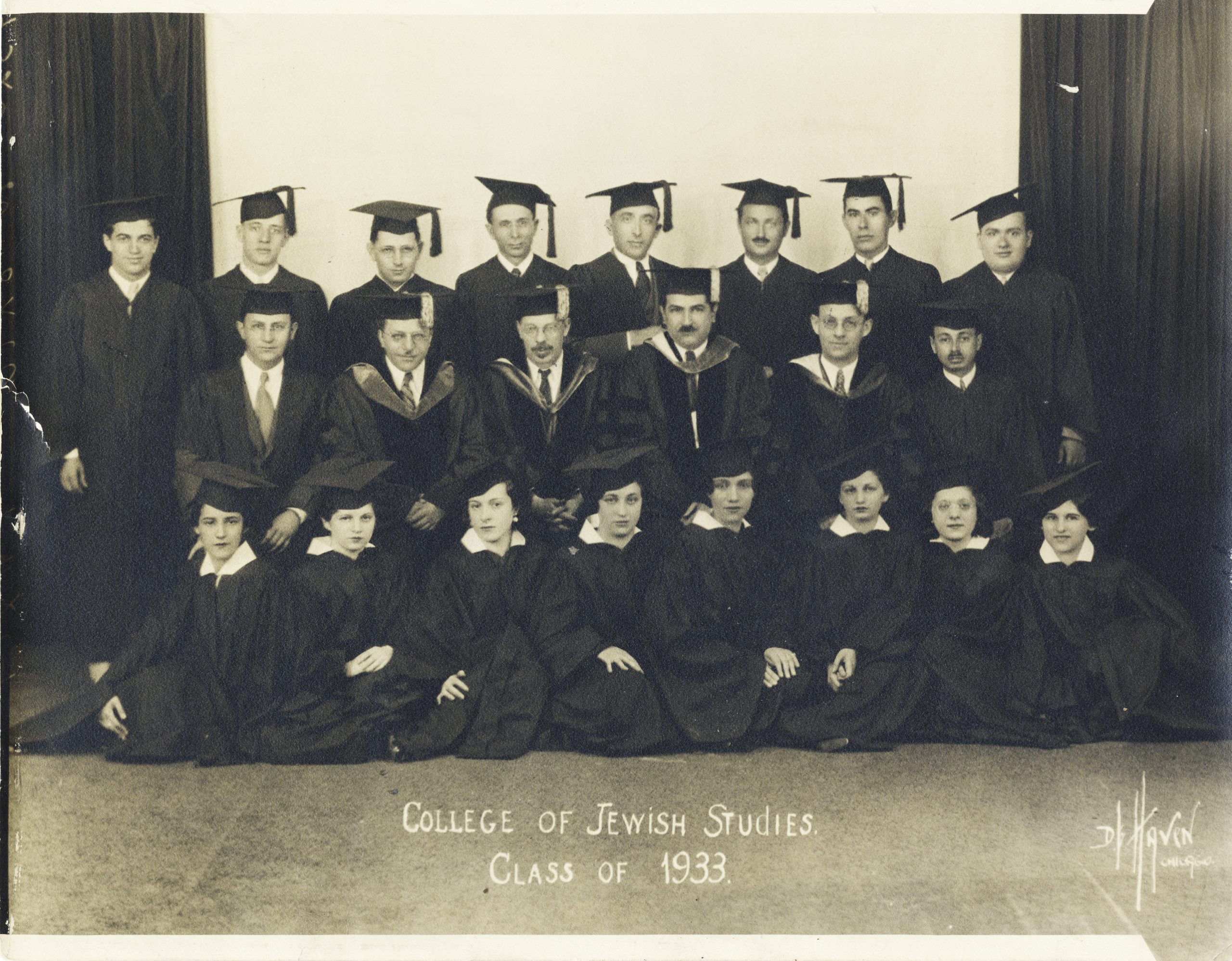 College of Jewish Studies, Class of 1933