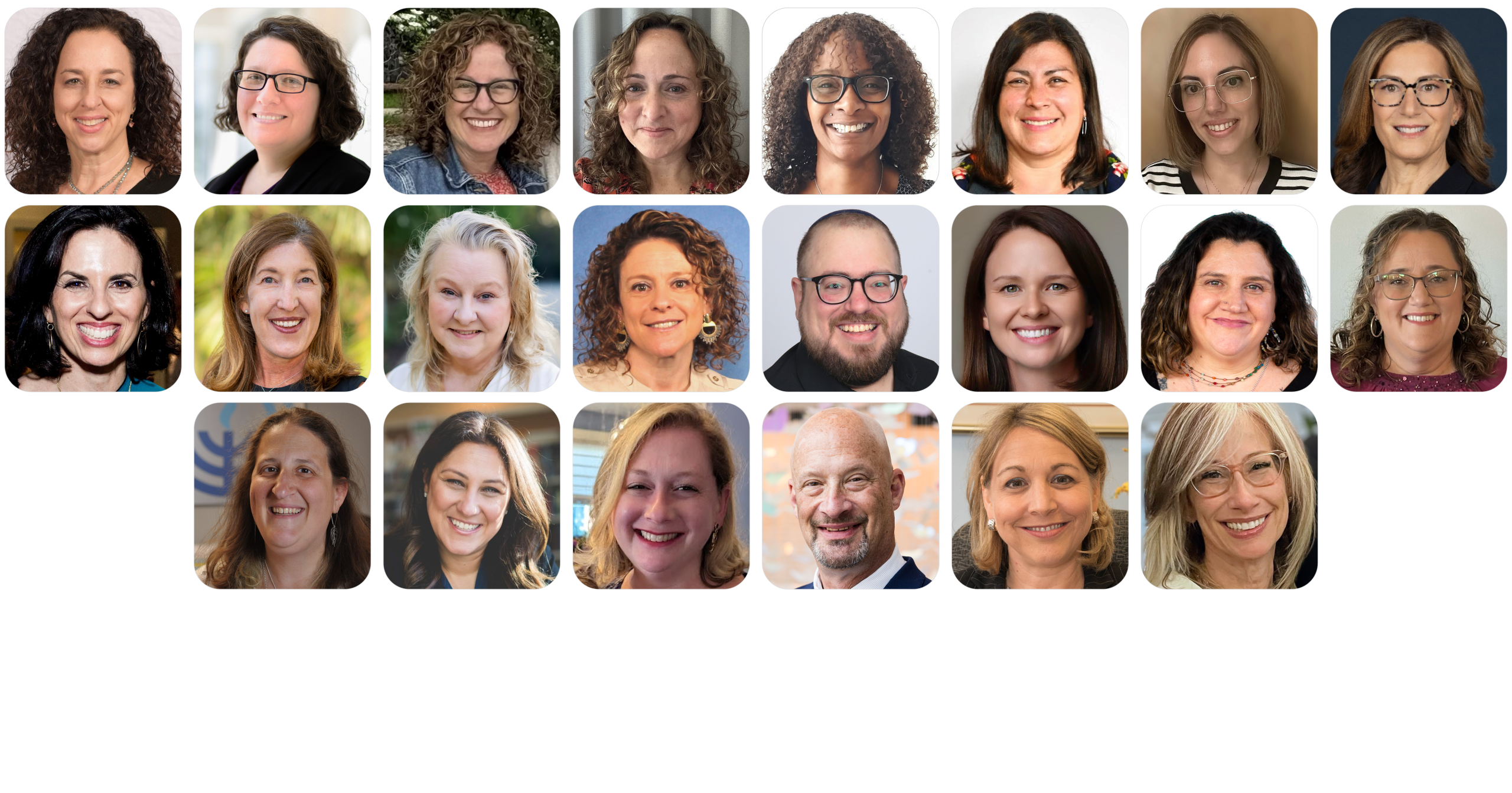 The 20 members of Spertus Institute's LCCA cohort 3